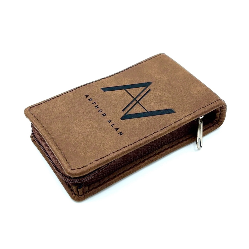 Brown Leatherette Personal Grooming Kit | Arthur Alan - Picture 8 of 9